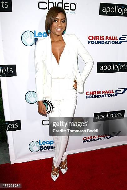 Jada Crawley attends the CP3 Foundation celebrity server dinner at Mastro's Steakhouse on October 26, 2014 in Beverly Hills, California.