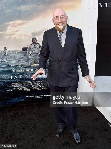 Executive producer Kip Thorne attends the premiere of Paramount Pictures' "Interstellar" at TCL Chinese Theatre IMAX on October 26, 2014 in...