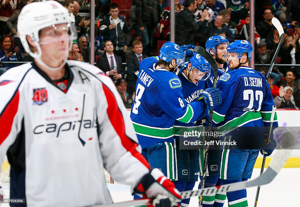 Washington Capitals v Vancouver Canucks