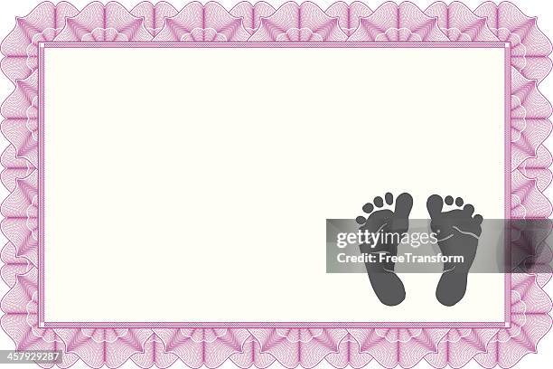 birth certificate - birth certificate stock illustrations