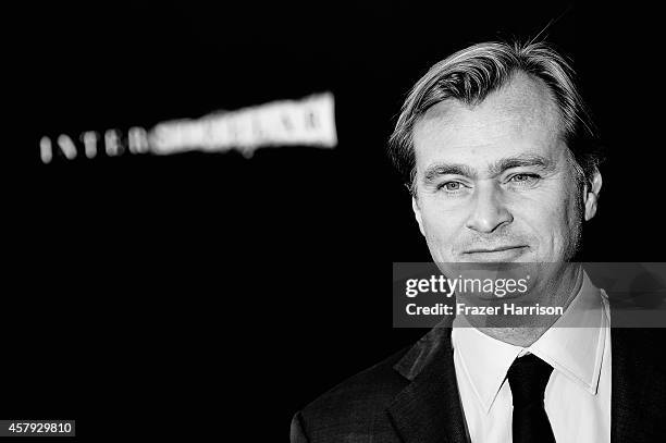 Director/writer/producer Christopher Nolan attends the premiere of Paramount Pictures' "Interstellar" at TCL Chinese Theatre IMAX on October 26, 2014...