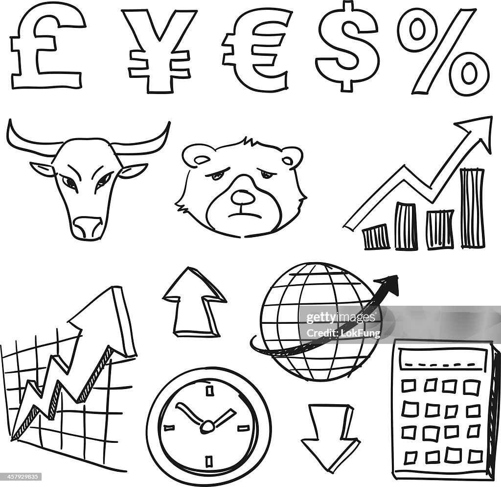 economic forecast graphic black and white stock photos... Economy Clipart Black And White