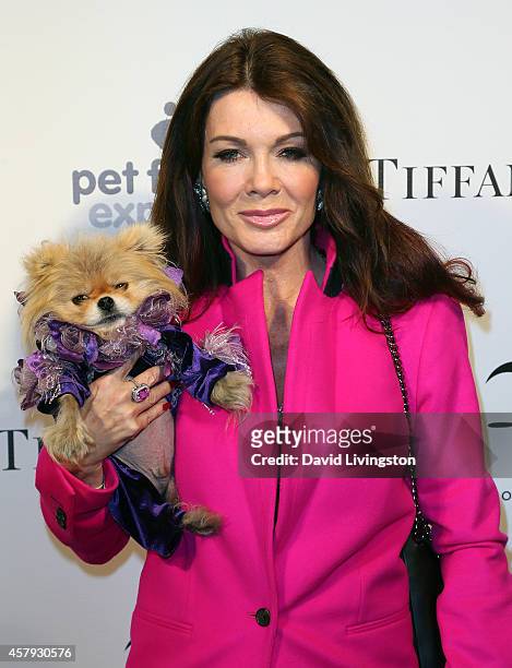 Personality Lisa Vanderpump attends the Amanda Foundation's 2014 Bow Wow Beverly Hills Halloween Rodeo Drive "Night of the Living Dog!" event at Via...