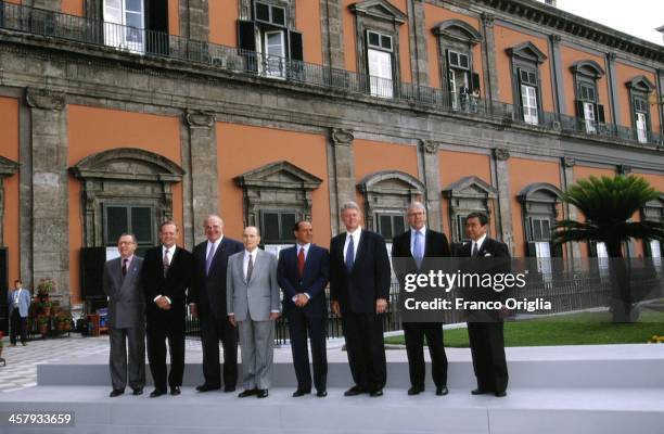 European Commission President Jacques Delors, Canadian Prime Minister Jean Chretien, German Chancellor Helmut Kohl, French President Francois...