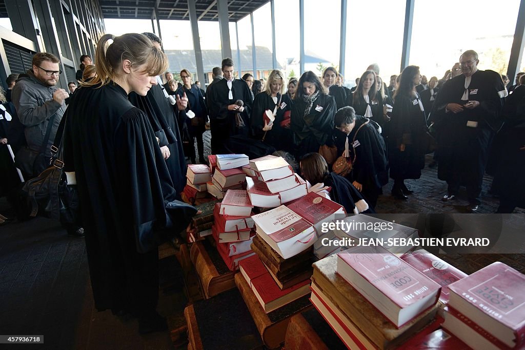 FRANCE-JUSTICE-LAWYER-STRIKE