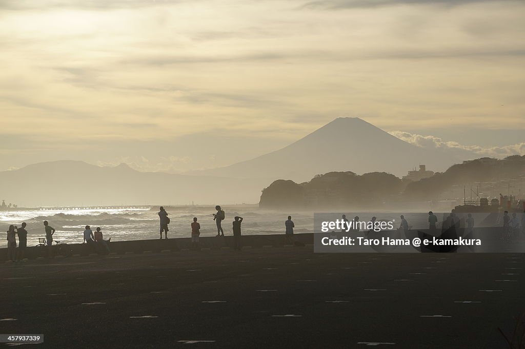 Mt.Fuji viewed from Kamakura