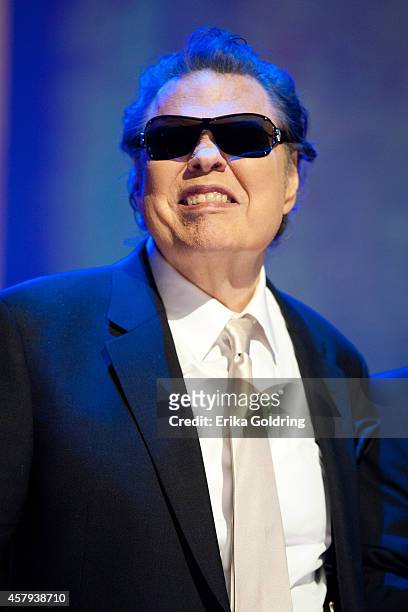 Ronnie Milsap attends the 2014 Country Music Hall of Fame induction ceremony at Country Music Hall of Fame and Museum on October 26, 2014 in...