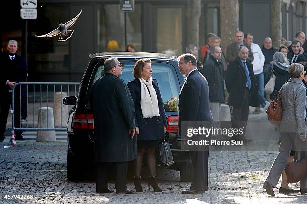 Martin Bouygues attends the Memorial Service For Christophe De Margerie, Total CEO, at Eglise Saint-Sulpice on October 27, 2014 in Paris, France.