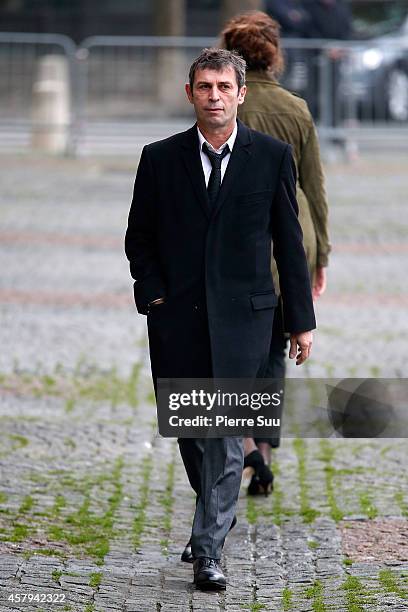 Frederic Taddei attends the Memorial Service for Christophe De Margerie, Total CEO, at Eglise Saint-Sulpice on October 27, 2014 in Paris, France.