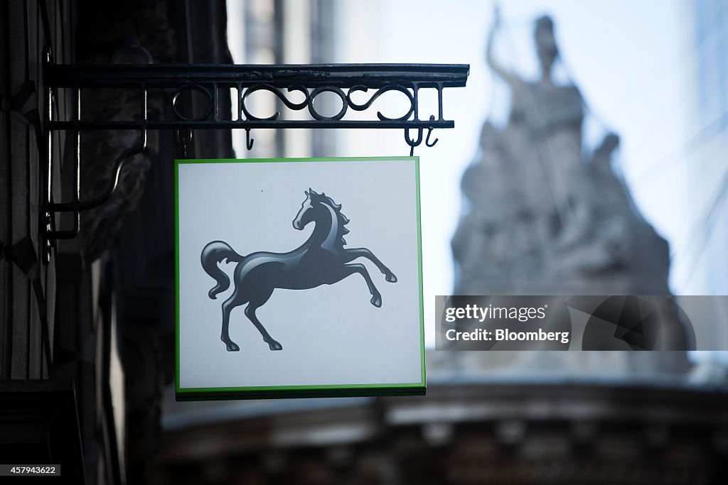 Lloyds Banking Group Plc Headquarters And Bank Branches Ahead Of Third-Quarter Results