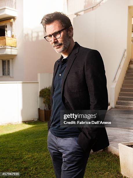 Director Michel Hazanavicius is photographed for Vanity Fair - Italy on May 15, 2014 in Cannes, France.