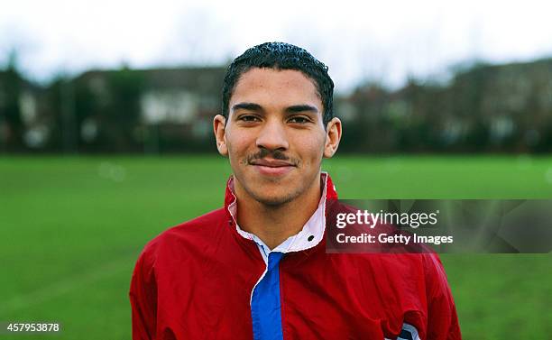 Crystal Palace forward Stan Collymore pictured on May 1, 1991 in London, England.