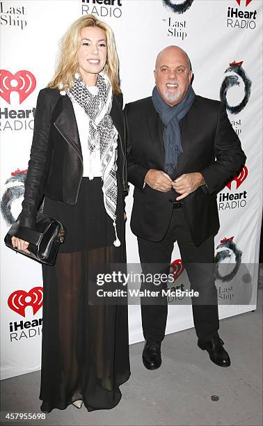 Alexia Roderick and Billy Joel attends the Broadway Opening Night performance of 'The Last Ship' at the Neil Simon Theatre on October 26, 2014 in New...