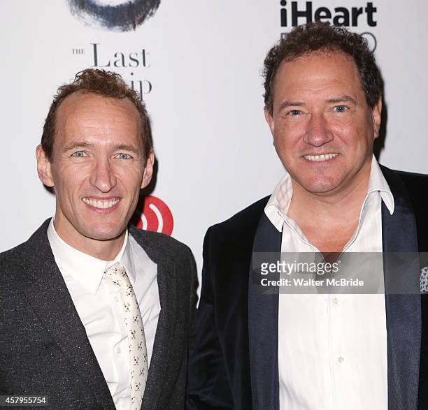 Kevin McCollum and Jeffrey Seller attend the Broadway Opening Night performance of 'The Last Ship' at the Neil Simon Theatre on October 26, 2014 in...