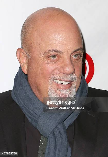 Billy Joel attends the Broadway Opening Night performance of 'The Last Ship' at the Neil Simon Theatre on October 26, 2014 in New York City.