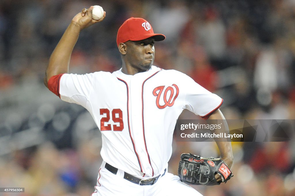 Miami Marlins v Washington Nationals - Game Two