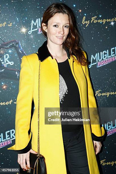 Audrey Marnay attends "Mugler Follies" Paris New Variety Show - Premiere on December 19, 2013 in Paris, France.