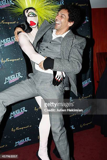 Tomer Sisley attends "Mugler Follies" Paris New Variety Show - Premiere on December 19, 2013 in Paris, France.