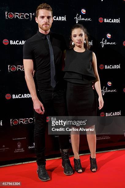 Spanish actress Yohana Cobo attends the "REC 4" premiere at the Capitol cinema on October 27, 2014 in Madrid, Spain.
