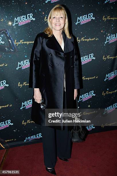 Chantal Ladesou attends "Mugler Follies" Paris New Variety Show - Premiere on December 19, 2013 in Paris, France.