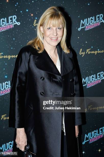 Chantal Ladesou attends "Mugler Follies" Paris New Variety Show - Premiere on December 19, 2013 in Paris, France.