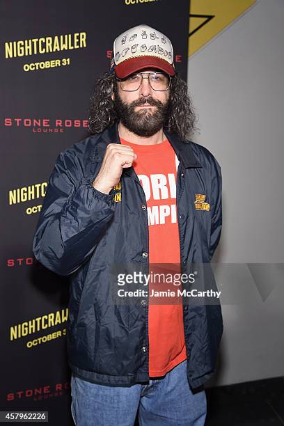 Actor Judah Friedlander attends the "Nightcrawler" New York Premiere at AMC Lincoln Square Theater on October 27, 2014 in New York City.