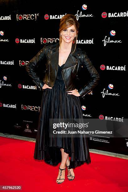 Manuela Velasco attends 'REC 4' premiere at Capitol Cinema on October 27, 2014 in Madrid, Spain.