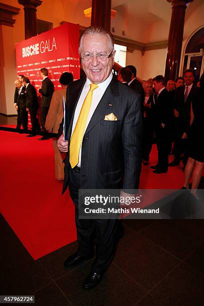 Heinz Horrmann attends the Busche Gala at K21 and Breidenbacher Hof on October 27, 2014 in Duesseldorf, Germany.