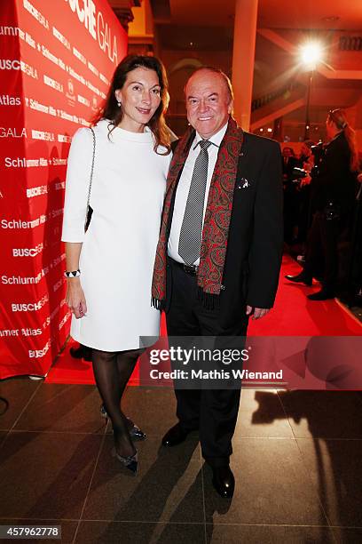 Heinz Winkler and Daniela Winkler attend the Busche Gala at K21 and Breidenbacher Hof on October 27, 2014 in Duesseldorf, Germany.