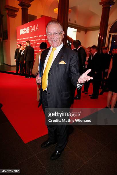 Heinz Horrmann attends the Busche Gala at K21 and Breidenbacher Hof on October 27, 2014 in Duesseldorf, Germany.