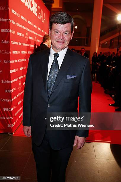 Harald Wohlfahrt attends the Busche Gala at K21 and Breidenbacher Hof on October 27, 2014 in Duesseldorf, Germany.