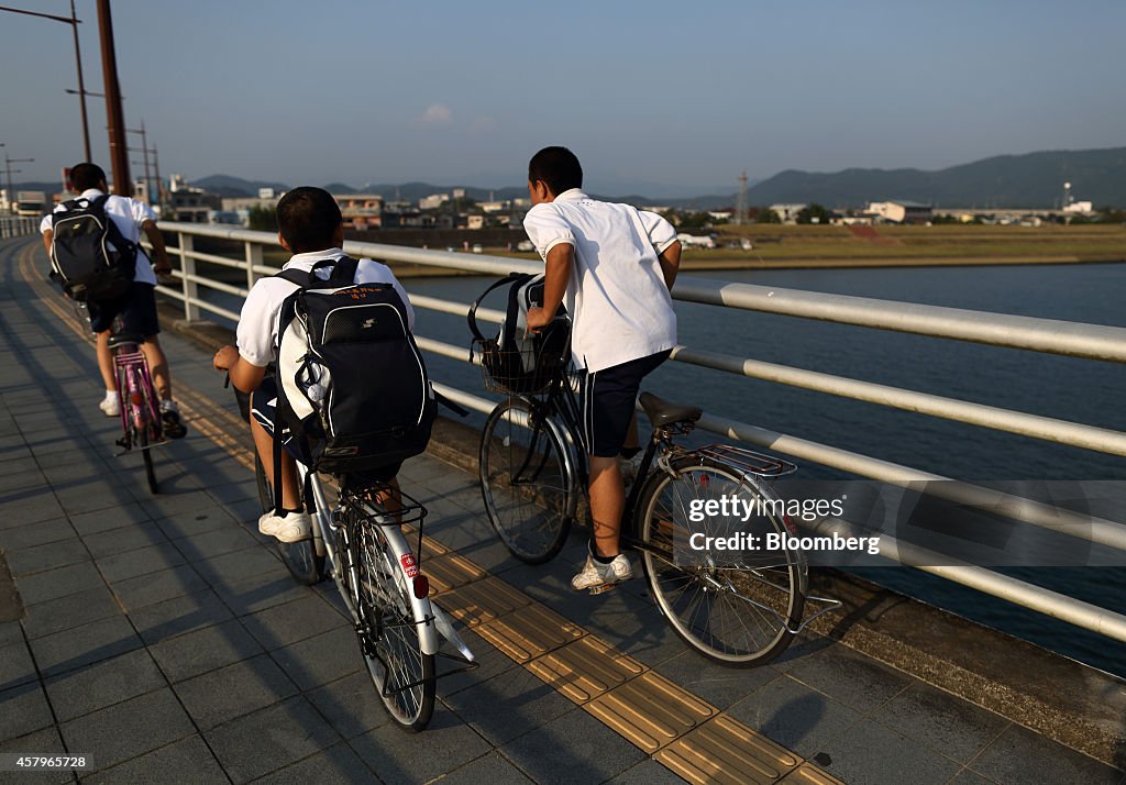 General Views Of Satsumasendai And Ichikikushikino Cities As Residents Vote On Resumption Of Kyushu Electric Power Co.'s Sendai Nuclear Power Plant
