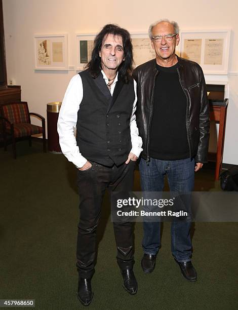 Recording artist Alice Cooper and talent manager Shep Gordon attend "Super Duper Alice Cooper" Screening And Conversation Alice Cooper And Anthony...