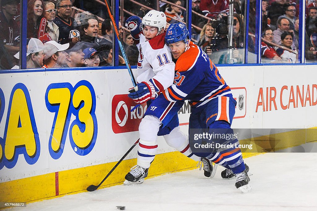 Montreal Canadiens v Edmonton Oilers