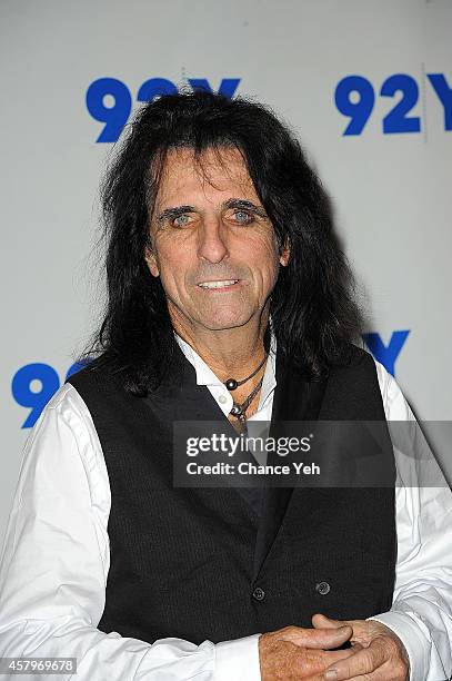 Alice Cooper attends 92Y Presents: "Super Duper Alice Cooper" Screening And Conversation with Alice Cooper And Anthony DeCurtis at 92nd Street Y on...