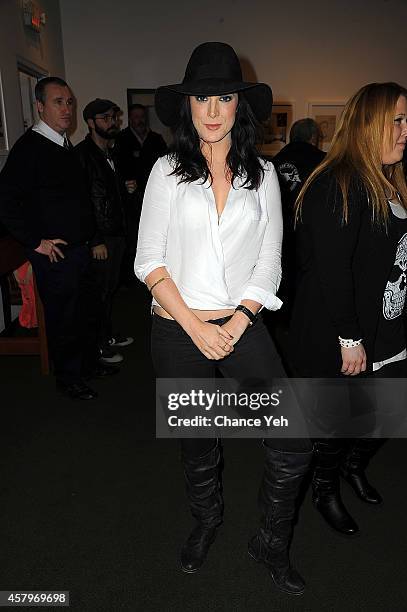 Calico Cooper attends 92Y Presents: "Super Duper Alice Cooper" Screening and Conversation with Alice Cooper and Anthony DeCurtis at 92nd Street Y on...