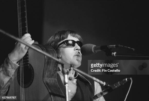14th FEBRUARY: Puerto Rican guitarist Jose Feliciano performs live on stage at Hammersmith Odeon in London on 14th February 1972.