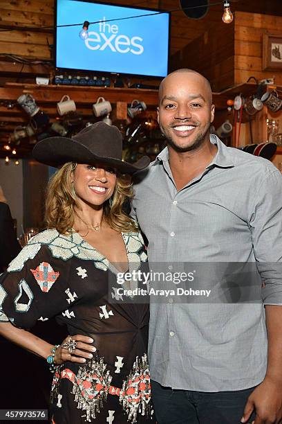 Stacey Dash and Donald Faison attend "The Exes" - Season 4, which premieres November 5 at 10:30p ET/PT, at Wirtshaus LA on October 27, 2014 in Los...