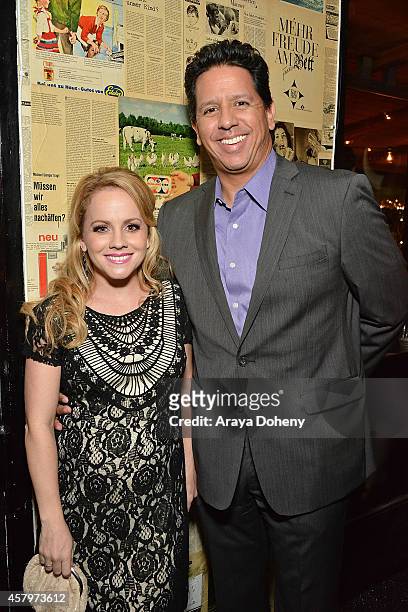 Kelly Stables and Kurt Patino attend "The Exes" - Season 4, which premieres November 5 at 10:30p ET/PT, at Wirtshaus LA on October 27, 2014 in Los...