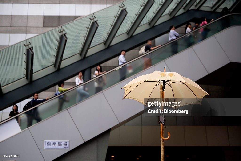 Hong Kong Democracy Protesters Mark One Month As They Face Impasse