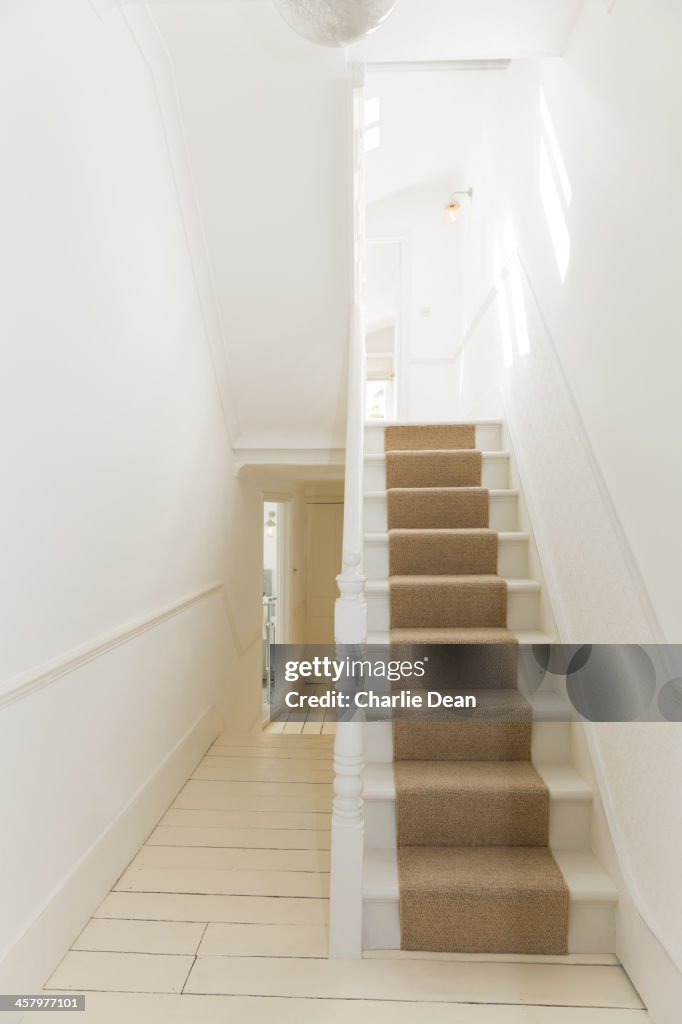 Staircase in house
