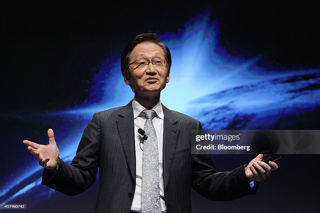 Asustek Computer Inc. Chairman Johnny Shih Unveils New Smartphones And Smartwatch