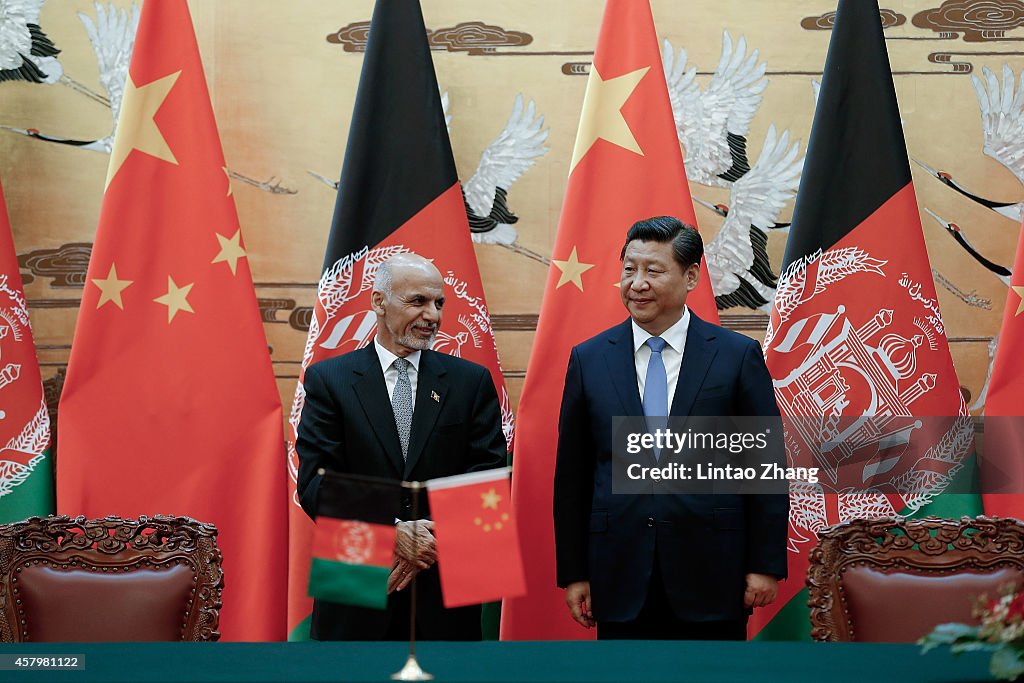 Afghanisatan's President Ashraf Ghani Ahmadzai Visits China