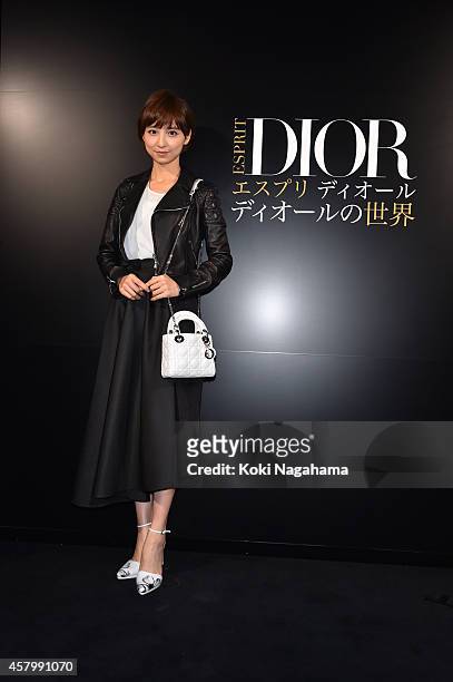 Mariko Shinoda arrives at the "Esprit Dior" Opening Reception on October 28, 2014 in Tokyo, Japan.