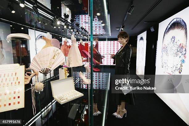 Mariko Shinoda attends the "Esprit Dior" Opening Reception on October 28, 2014 in Tokyo, Japan.