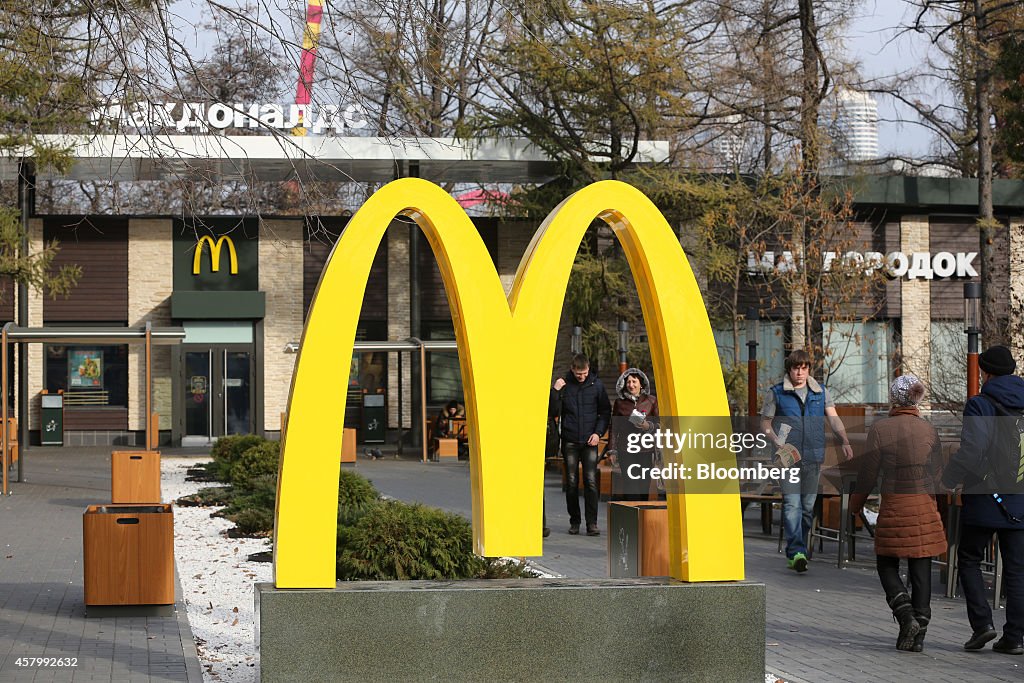 Inside A Russian McDonald's Corp. Restaurant As Putin Instigates Government Investigation