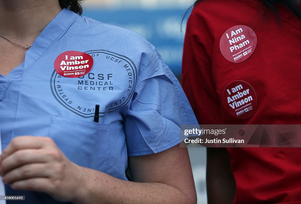California Nurses Call For Better Training For Treating Ebola Patients
