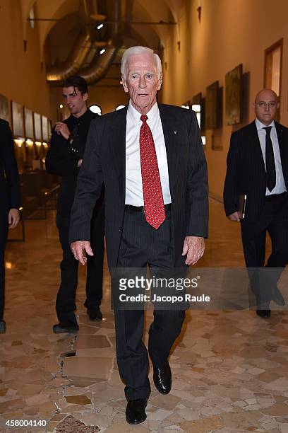 Eugene Cernan who was the last man to walk on the moon attends Opening Of The New Session Dedicated To The Space At 'Museo Nazionale Scienza E...