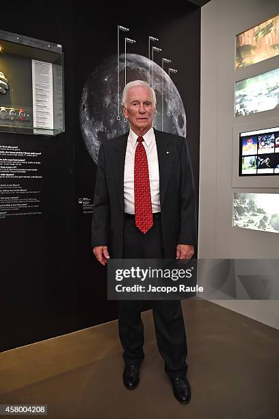 Eugene Cernan who was the last man to walk on the moon attends Opening Of The New Session Dedicated To The Space At 'Museo Nazionale Scienza E...