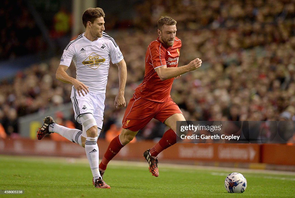 Liverpool v Swansea City - Capital One Cup Fourth Round